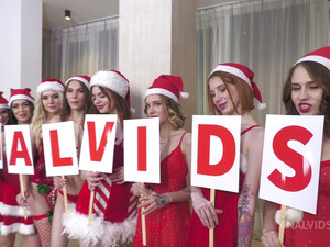Актеры из студии Analvids знают как весело встретить новый год - анальная оргия